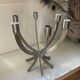 Aluminum candlestick, vintage Ikea, designer Sigga Heimish