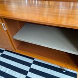 Teak veneer sideboard 80's