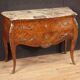 Commode française marquetée de style Louis XV du XXe siècle