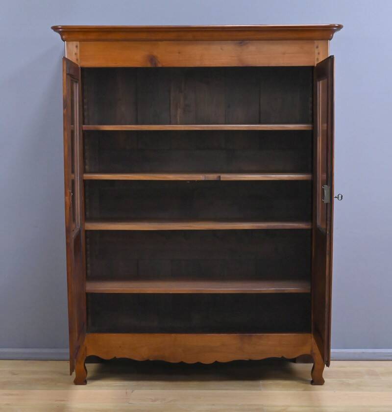Library of the Loire Valley in cherry wood – 2nd part 19th century