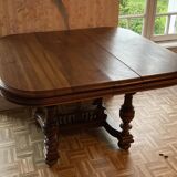 19th century table, solid wood