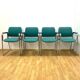 Retro armchairs with armrests, 1970s–80s, Czechoslovakia (set of 4)
