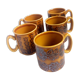 Lot de 5 tasses anglaises 70's
