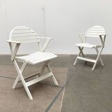Postmodern folding chairs by Niels Gammelgaard for Ikea, set of 4.