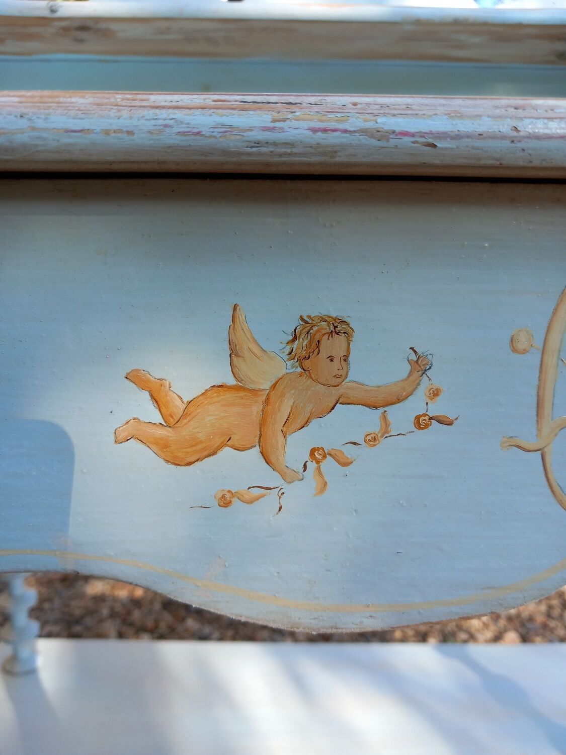 Table de toilette bois