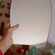 Velvet-backed tabletop mirror