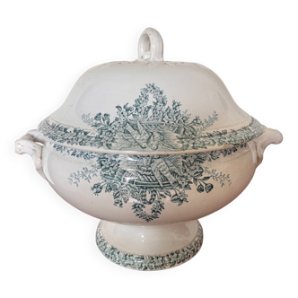 Old footed tureen in art nouveau style