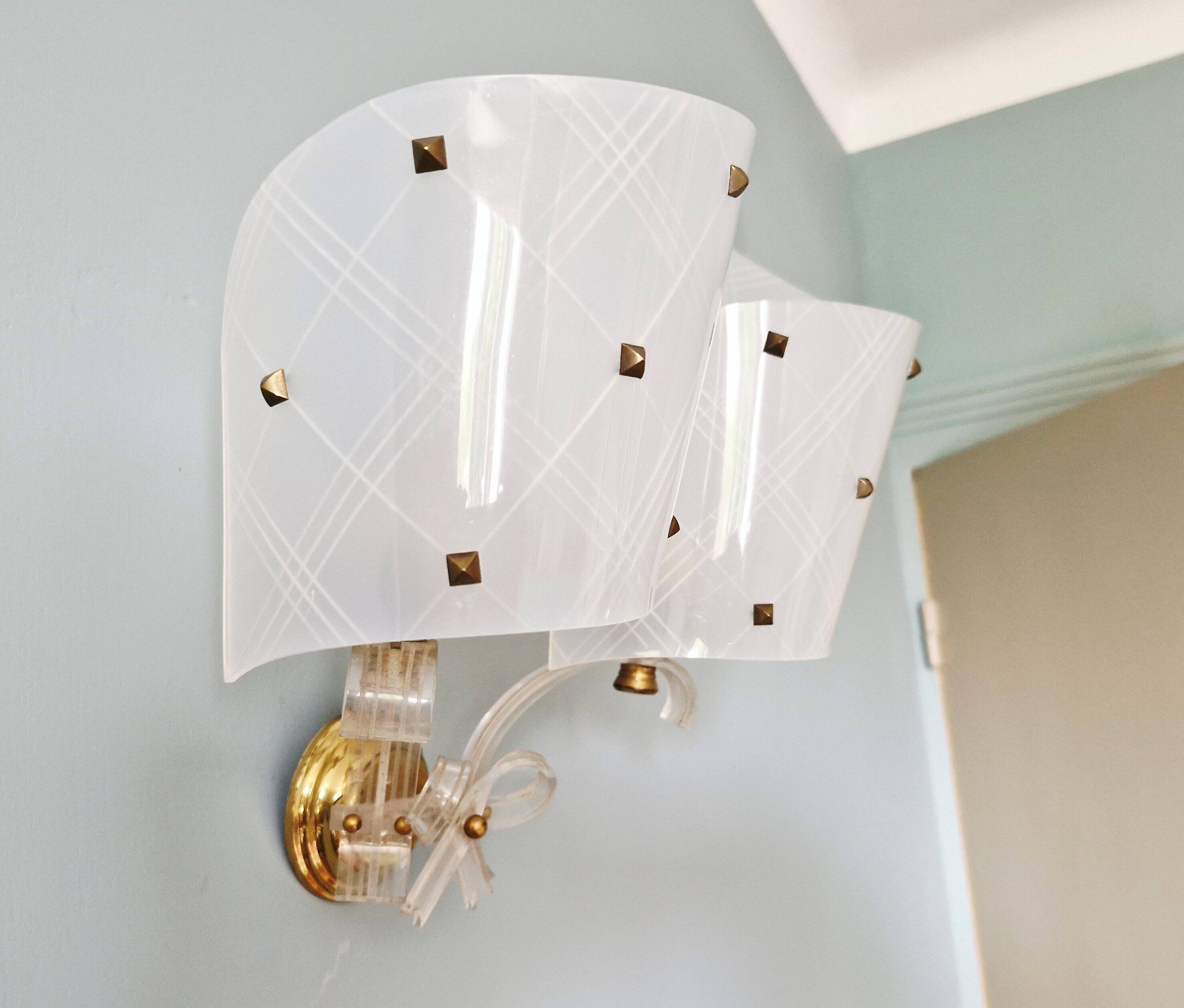 Vintage 50s rockabilly wall lamp