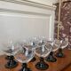 Set of 12 retro dessert cups