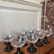 Lot de 12 coupes à dessert rétro