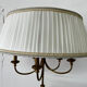 Vintage brass tripod floor lamp