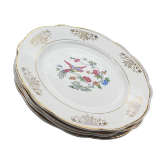 Lot de 6 assiettes Lunéville K&G anciennes