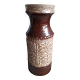 Large Germany ceramic vase with floral decoration