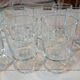 9 vintage stemmed glasses