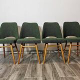 Dining Chairs by Radomir Hoffman for Ton, 1950s, Set of 4
