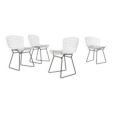 Set of 4 chairs model 420 by Harry Bertoia for Knoll – 1950s