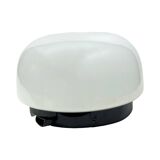 RZB ceiling lamp – Germany, 1970s, opal glass, 22 cm, E27