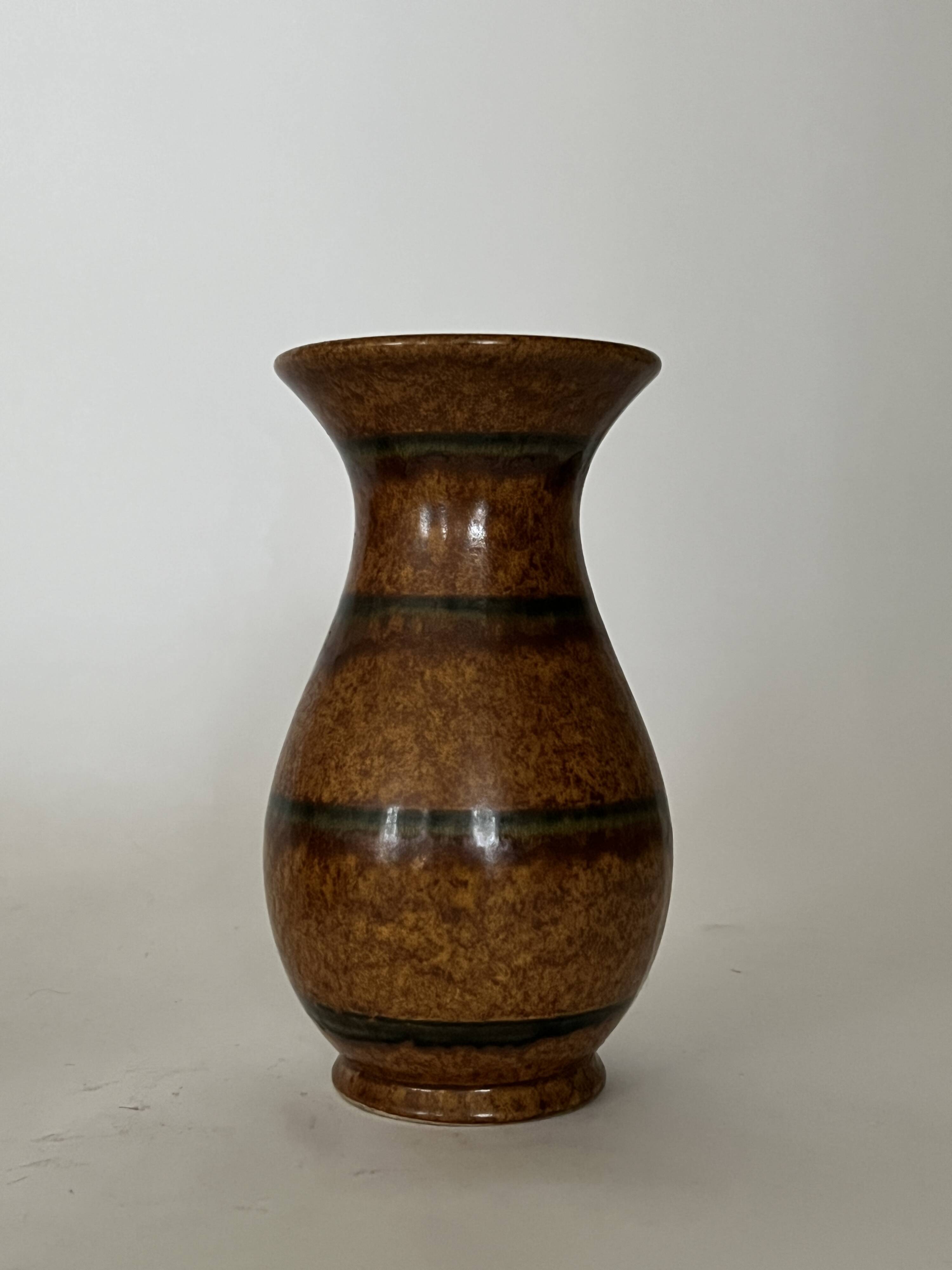 West German ceramic vase, German design 1970