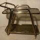Golden serving table