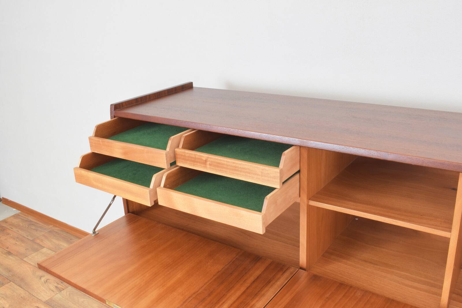 Mid-Century Norwegian Teak Highboard, 1960s.