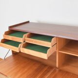 Buffet haut en teck norvégien du milieu du siècle, années 1960.