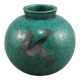 Wilhelm kage vase in ceramic "argenta" gustavsberg sweden 1940s marked