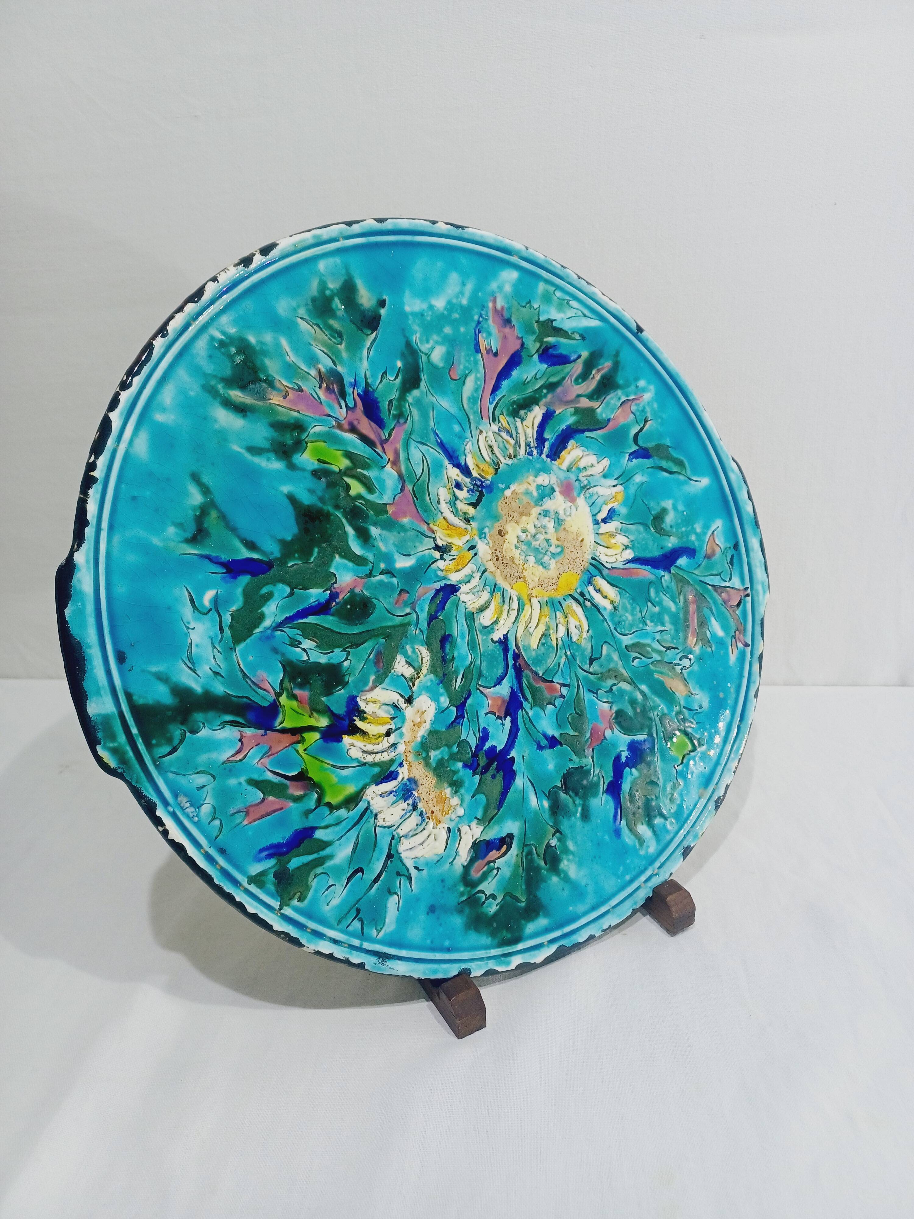 M. Saturnino – Round ceramic dish