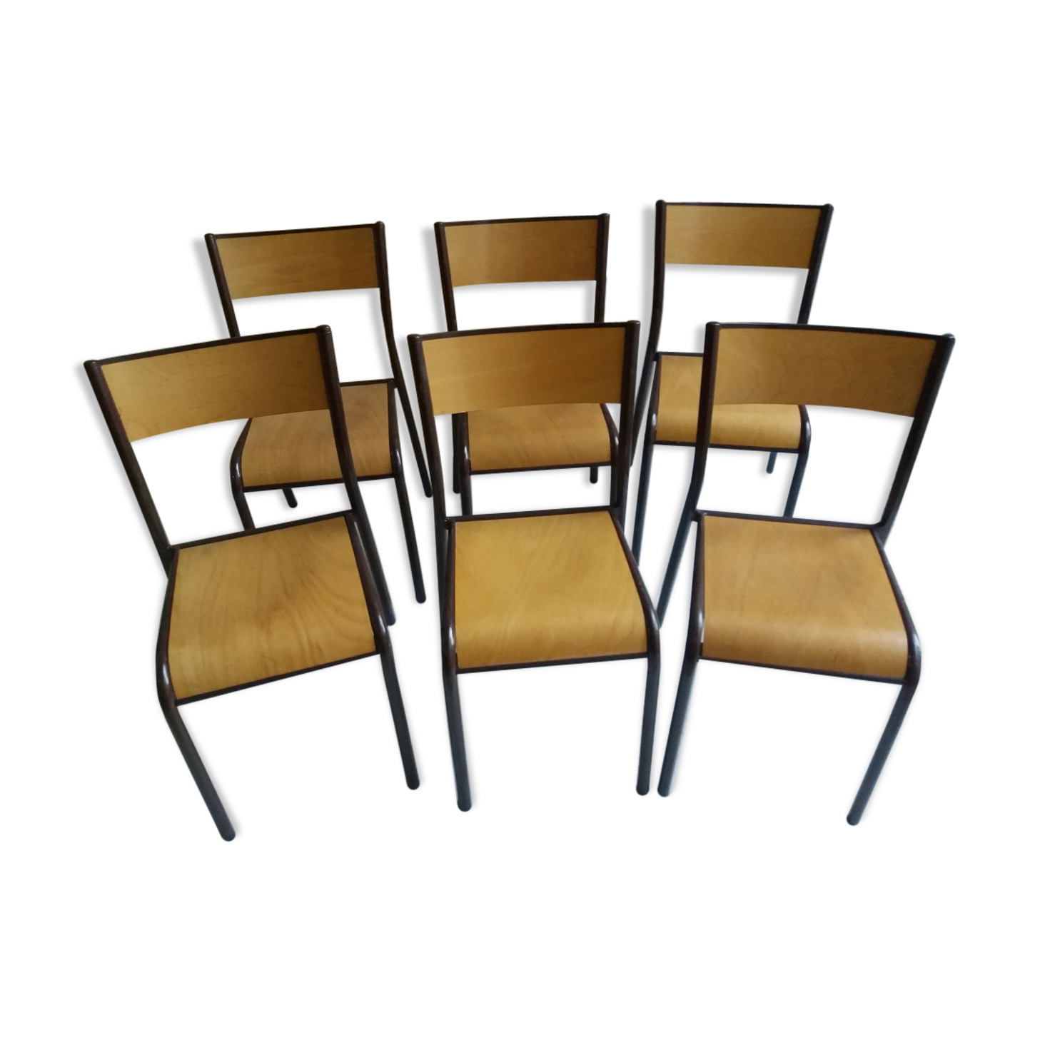 Set of 6 chairs Mullca