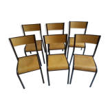 Set of 6 chairs Mullca