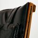 Beech armchair with leather upholstery