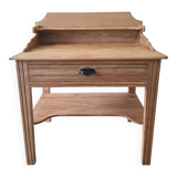 Desk / Dressing table in solid elm from the early 20th century.