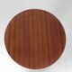 Vintage teak table with 6 narrow and 1 wide style, 1980s.