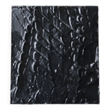 Tableau, peinture noire texturée de Vincent Dufresne, 2013