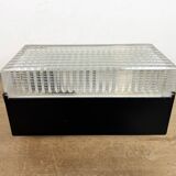 Vintage Glass Wall or Ceiling Light from Napako, 1970s