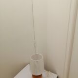 Wooden ball table lamp