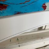 Jean Michel Basquiat (1960-1988) Piscine Versus the Best Hotels,1982, Licensed by Artestar NY