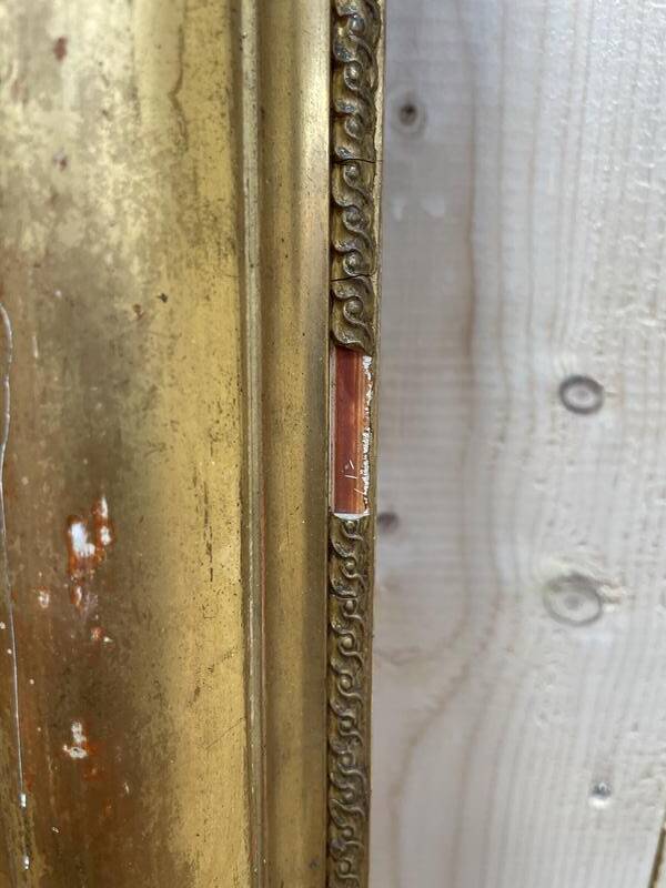 Miroir époque Louis Philippe avec fronton