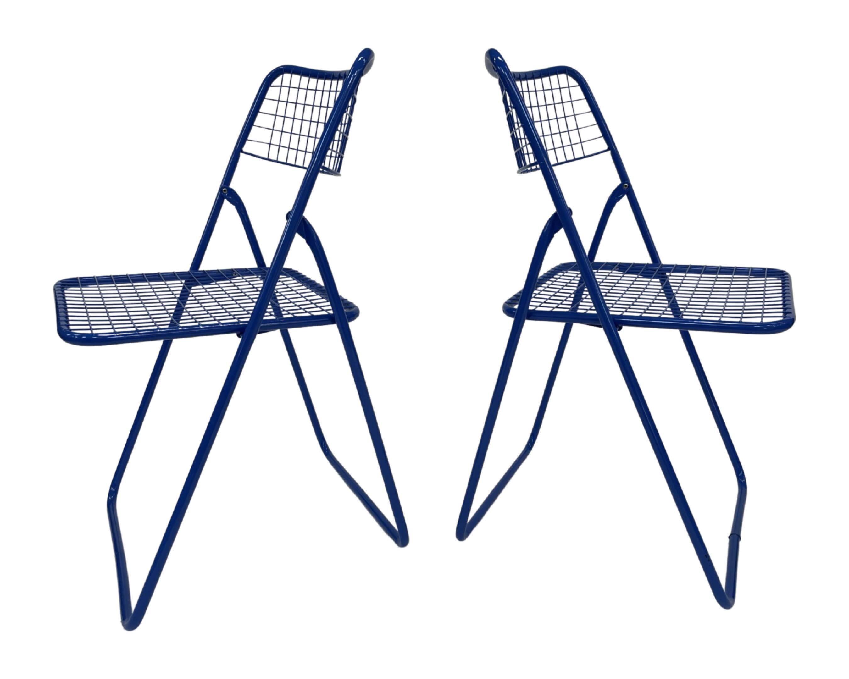 Chaise pliante vintage « Ted Net » de Niels Gammelgaard pour Ikea 1976