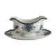 Ironware sauce boat with blue palmette decoration