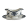 Ironware sauce boat with blue palmette decoration