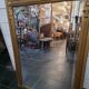 Trumeau art déco doré, miroir biseauté