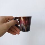 Vallauris coffee cups and bowls Pink and brown