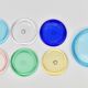Vintage Murano Glass Coasters by V. Nason & C.