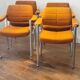 Ensemble de 4 fauteuils Miller Borgsen pour Röder & Söhne, Allemagne, 1974