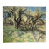 Paysage de forêt, huile sur toile signée Taquoy