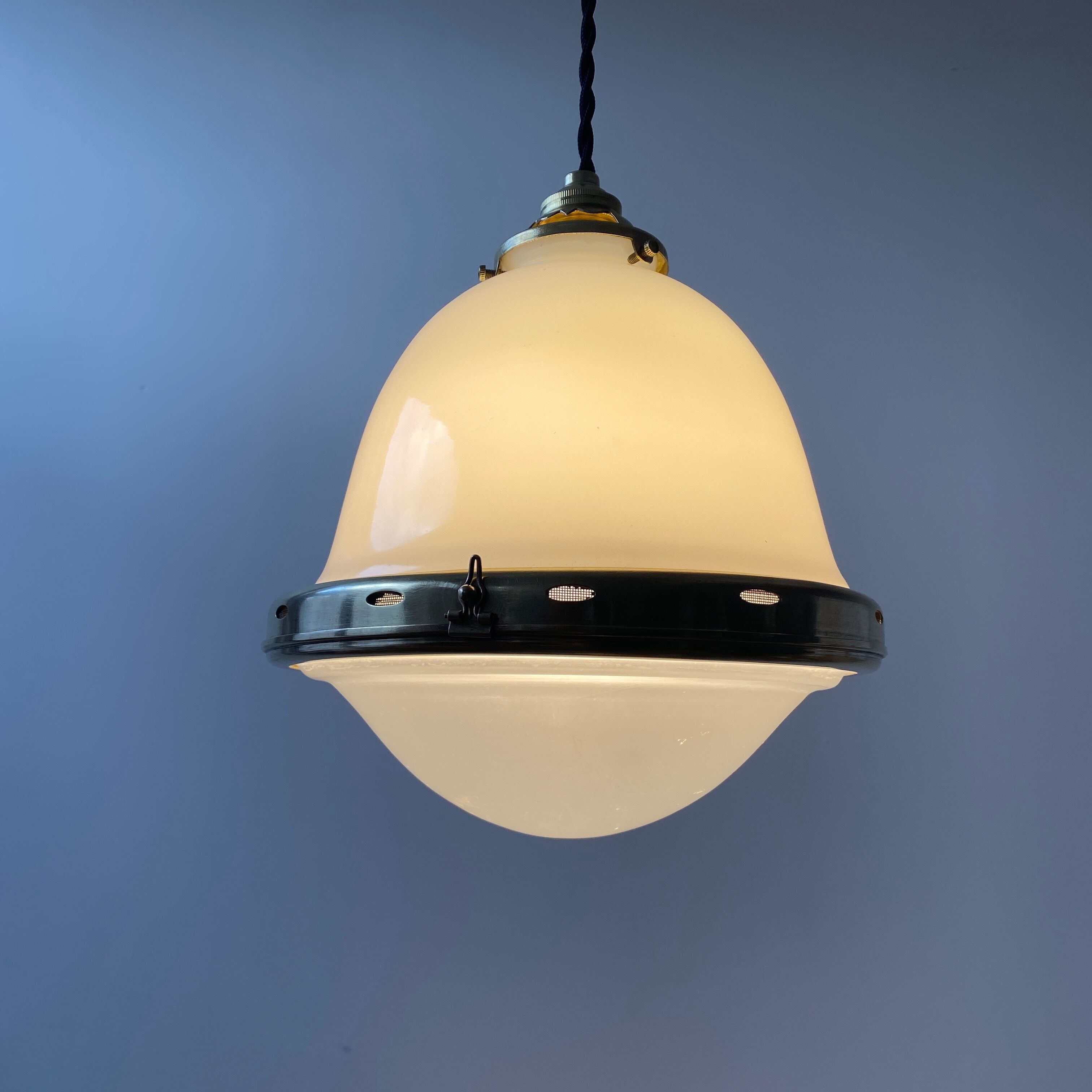 Old vintage hanging in opaline art-deco