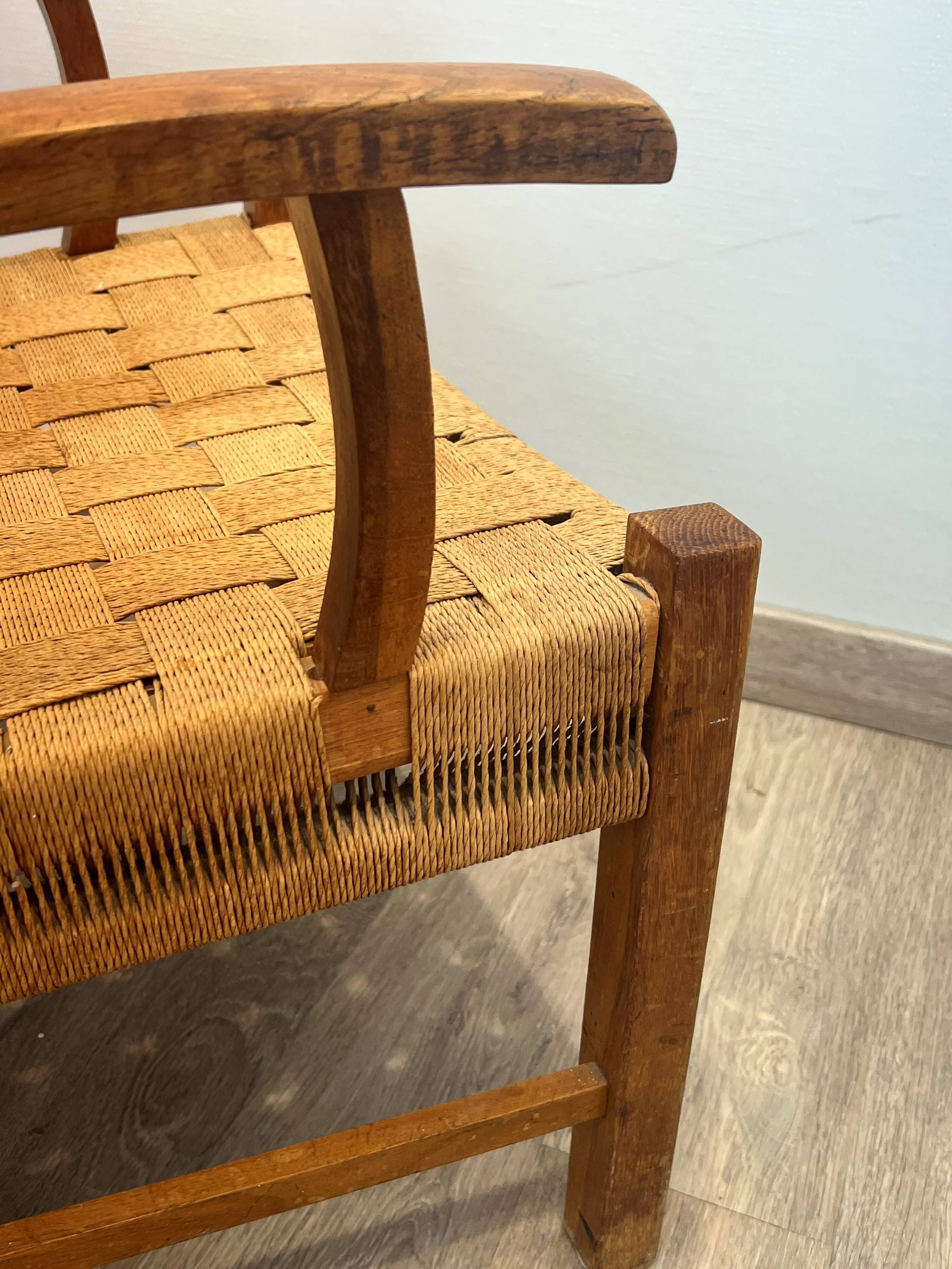 Danish teak armchair from the 1950s