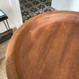 Compotier in solid turned wood 1970