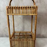Rattan bottle holder