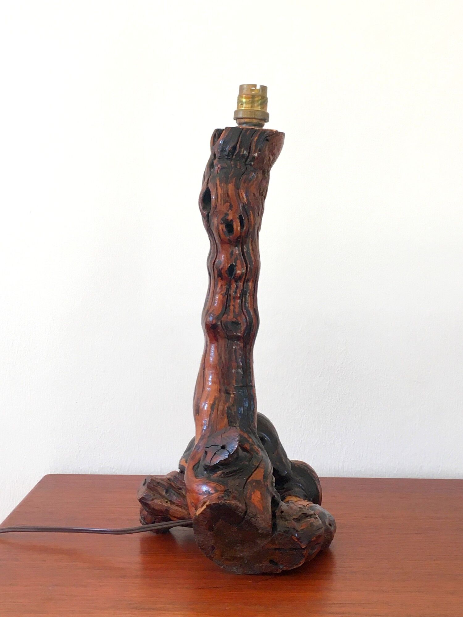 Vintage brutalist lamp 50s